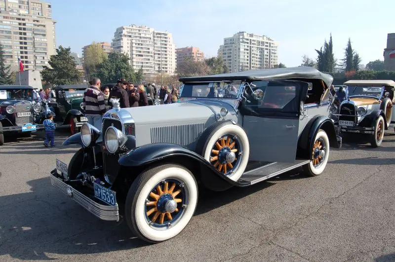 Autos clásicos en Santiago de Chile