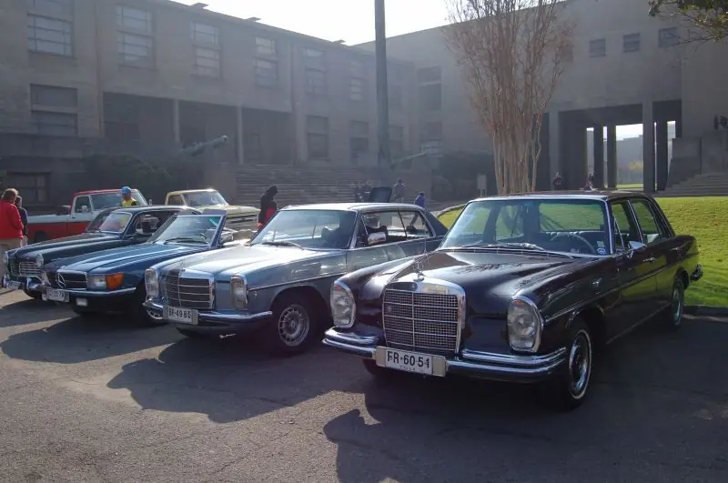 Autos clásicos en Santiago de Chile