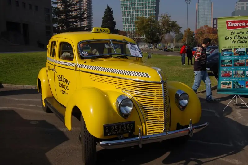 Autos clásicos en Santiago de Chile