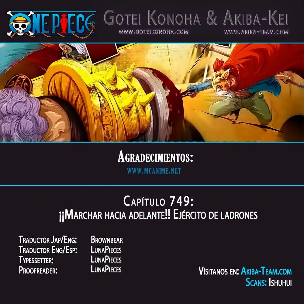 One Piece - Manga 749 - Completo