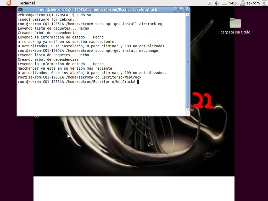 crackear una red con ubuntu 11.04 y wepcrack