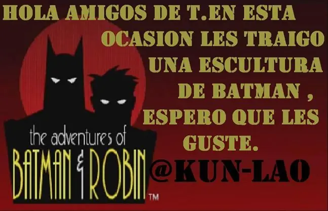 Escultura de Batman