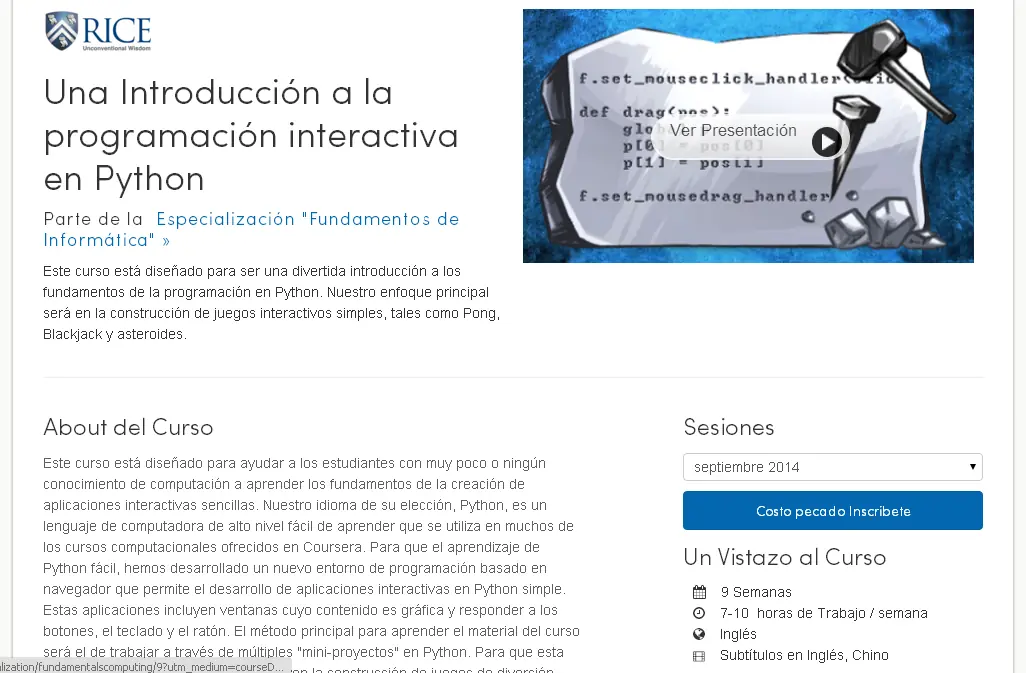cursos de programacion