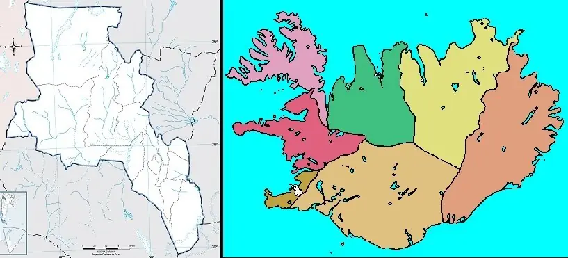 Provincias argentinas comparadas con otros paises