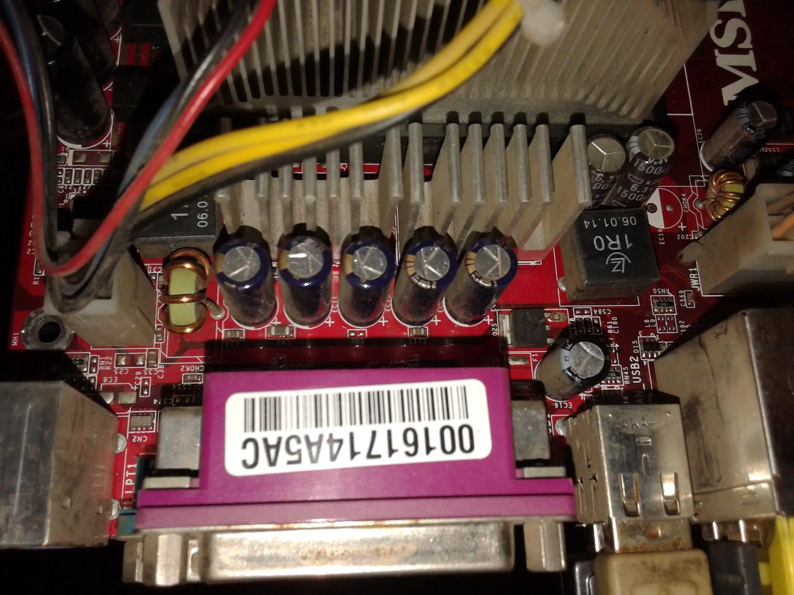 motherboard msi n1996