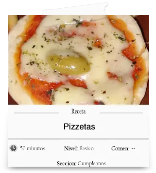 Pizzetas caseras, desde la masa hasta el plato