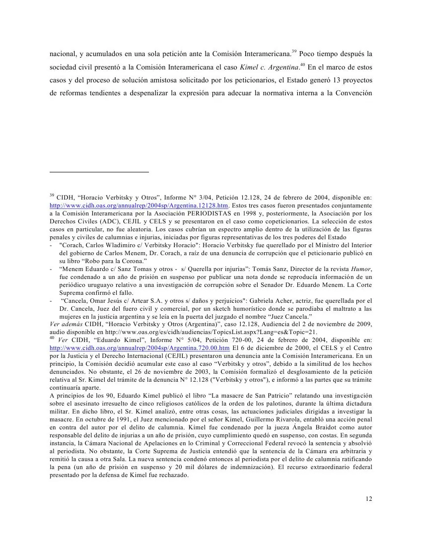 Calumnias e Injurias, a 4 años de la reforma d/CP argentino