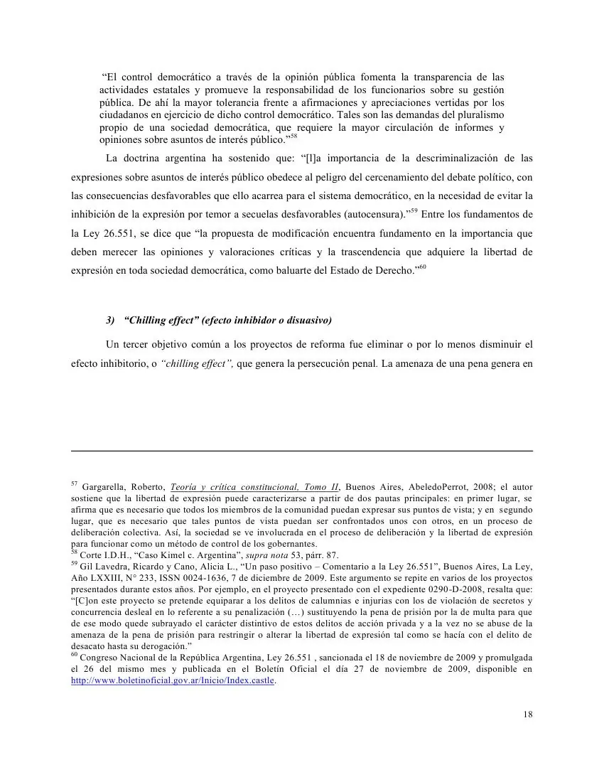Calumnias e Injurias, a 4 años de la reforma d/CP argentino