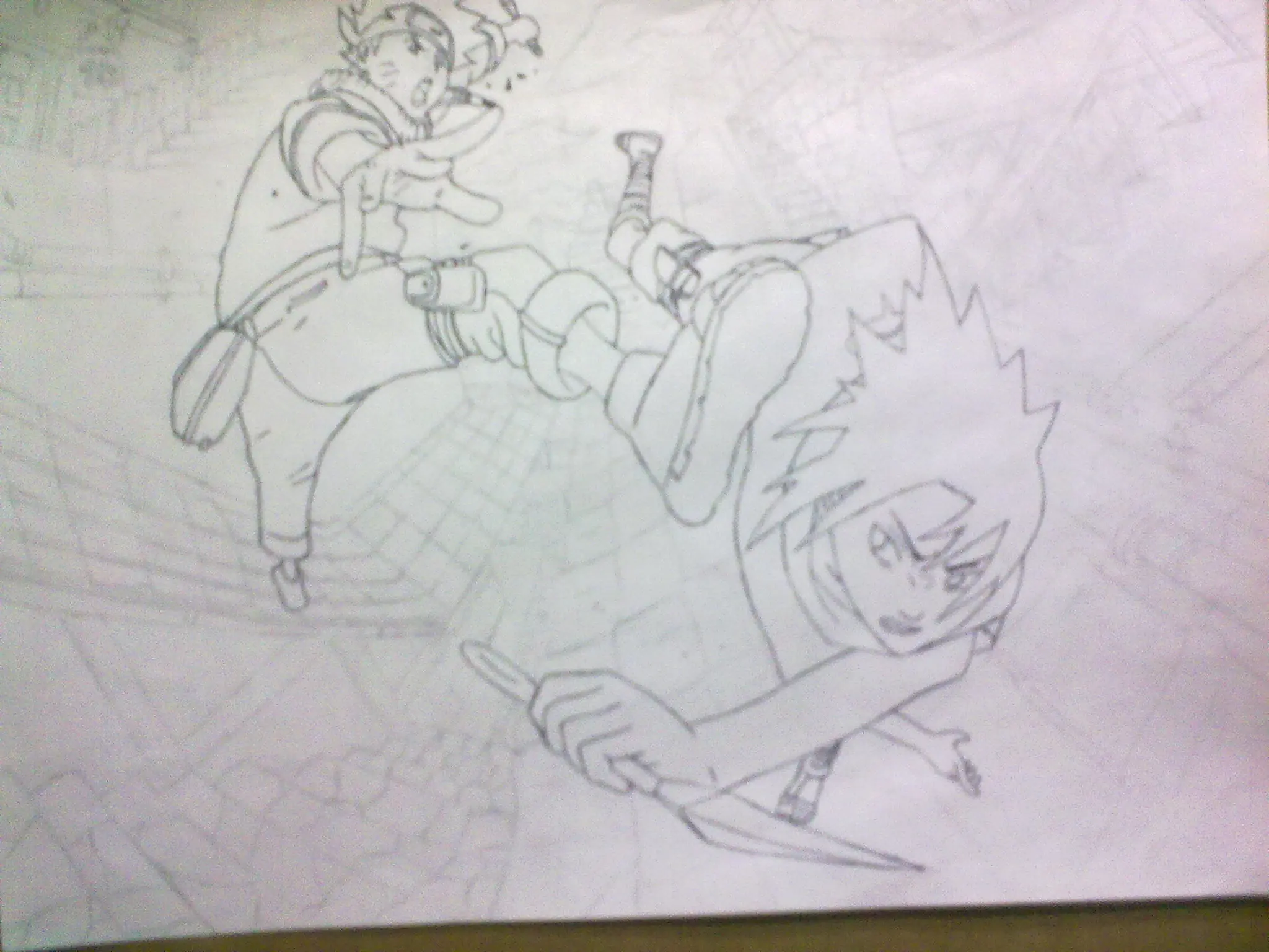 Simplemente un dibujo de Naruto (a color)