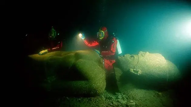 Reproducen en 3D ciudad de Egipto hundida hace 1200 años
