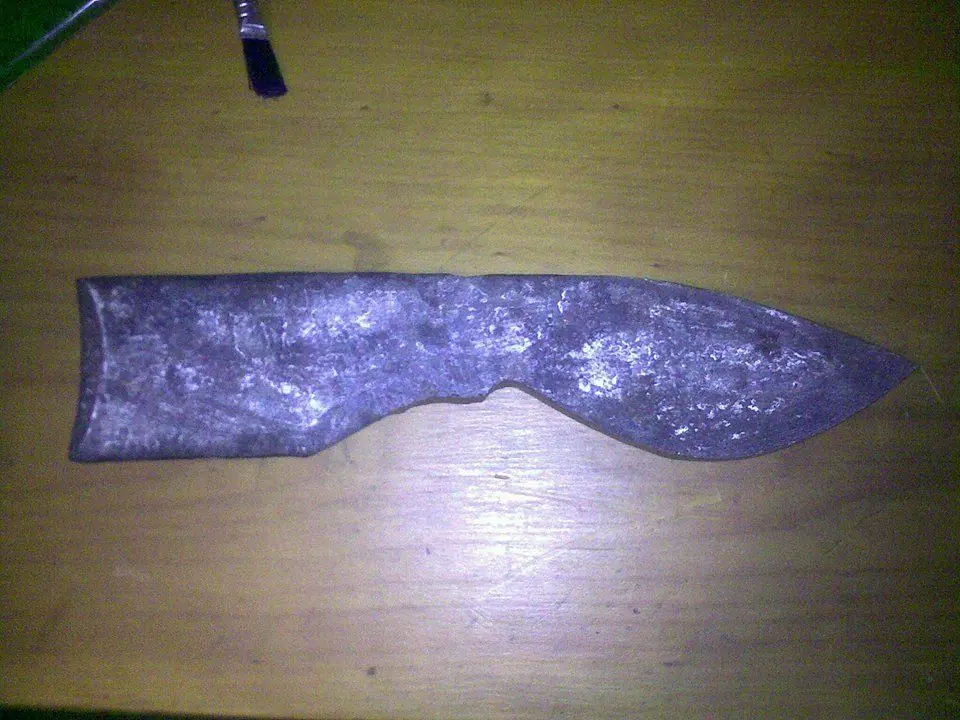 Hice mi primer cuchillo y te lo muestro (paso a paso)