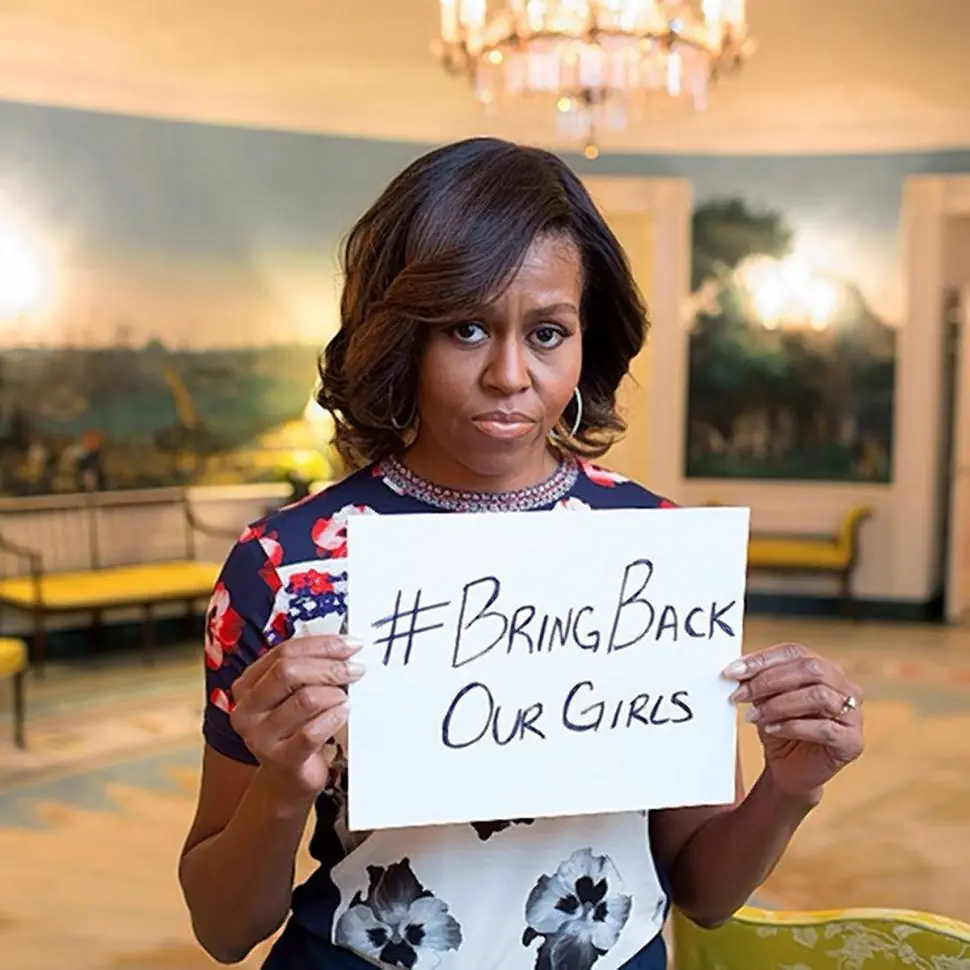Campaña mundial #BringBackOurGirls por las niñas secuestra