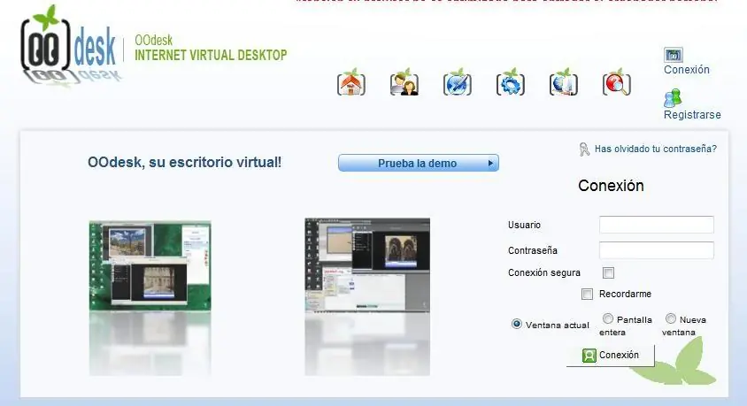 OODesk, disco duro y escritorio virtual!!
