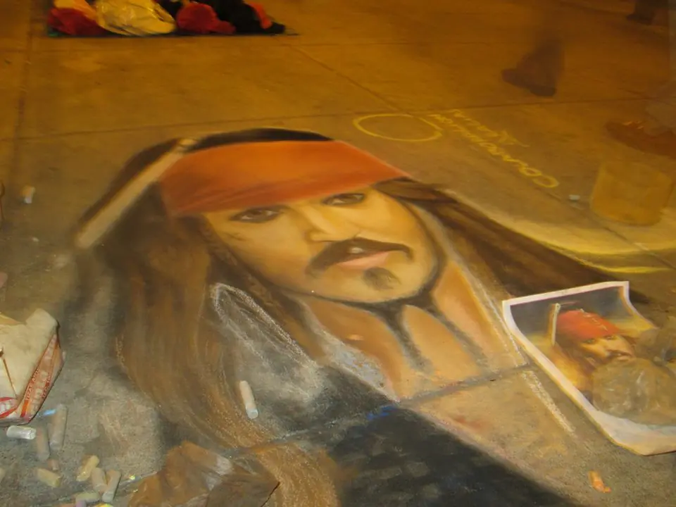 arte en el piso
