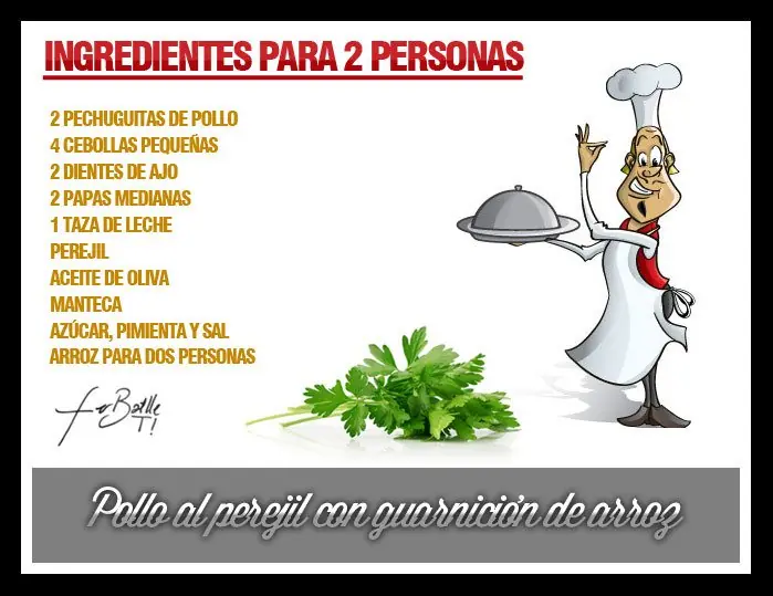 Pollo al perejil para enamorar [Foto-Receta]
