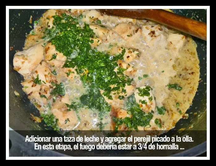 Pollo al perejil para enamorar [Foto-Receta]