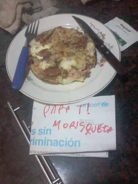 Mi vieja tenia hambre y le prepare algo (sin t.a.c.c)