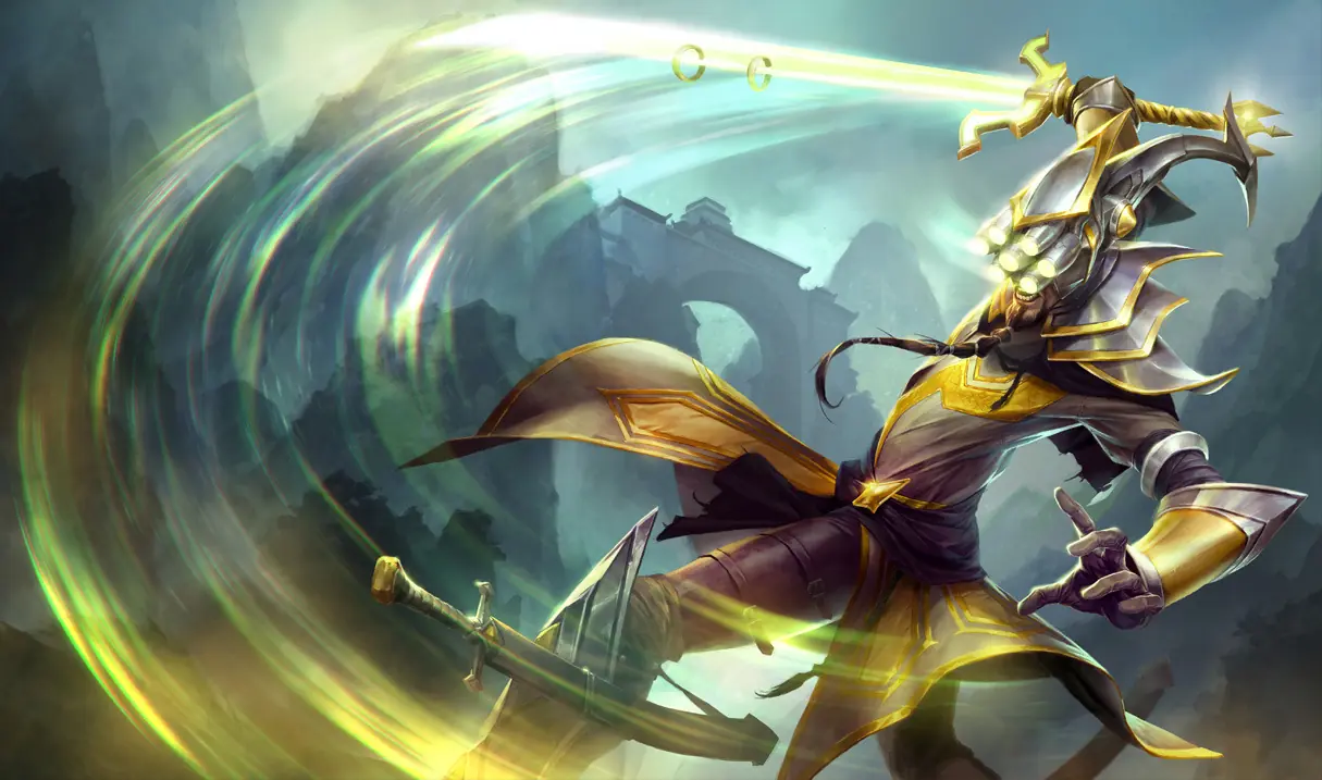 Dibujo de Maestro Yi (League of legends) A lapiz :3