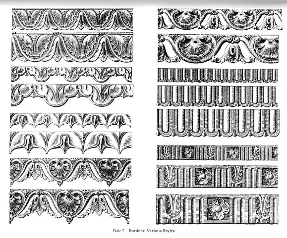 Ornamentación Antigua, molduras y otros