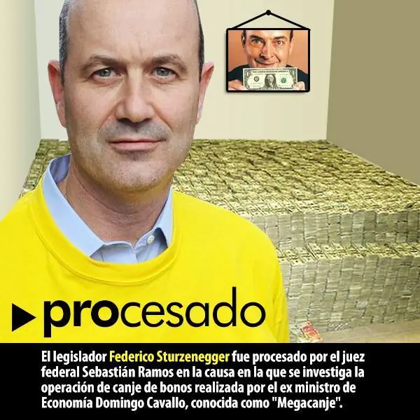 Federico Sturzenegger fue procesado por la Justicia