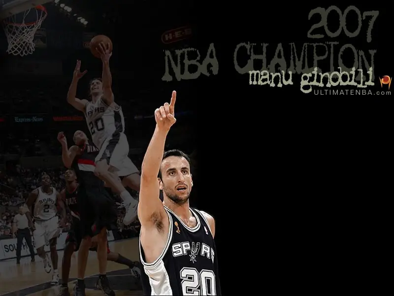 Ginobili en el 2007(jugadas wallpapers)