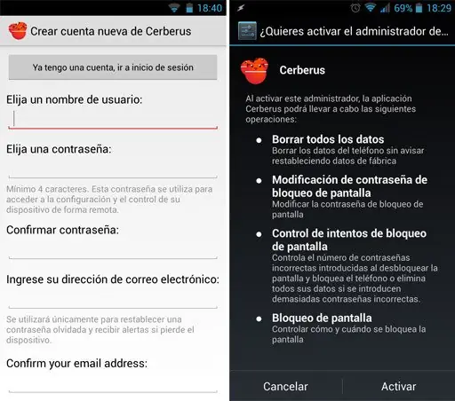 aplicaciones android