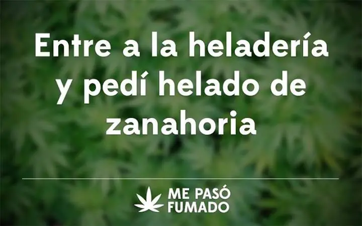 Me pasó fumado