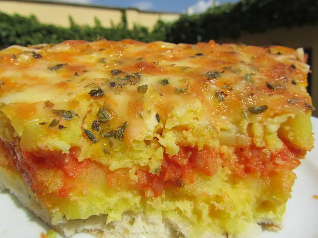 pizza de tortilla