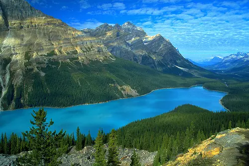 Peyto Lake, el lago más bello de Canadá