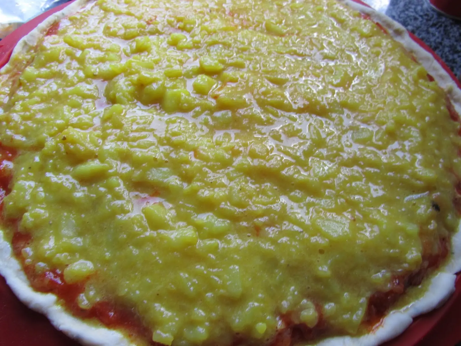 pizza de tortilla