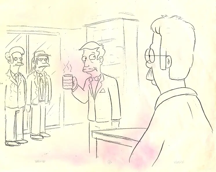 Pulp fiction al estilo los Simpson.