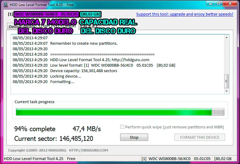 [Guía propia] Cómo hacer un formateo de bajo nivel