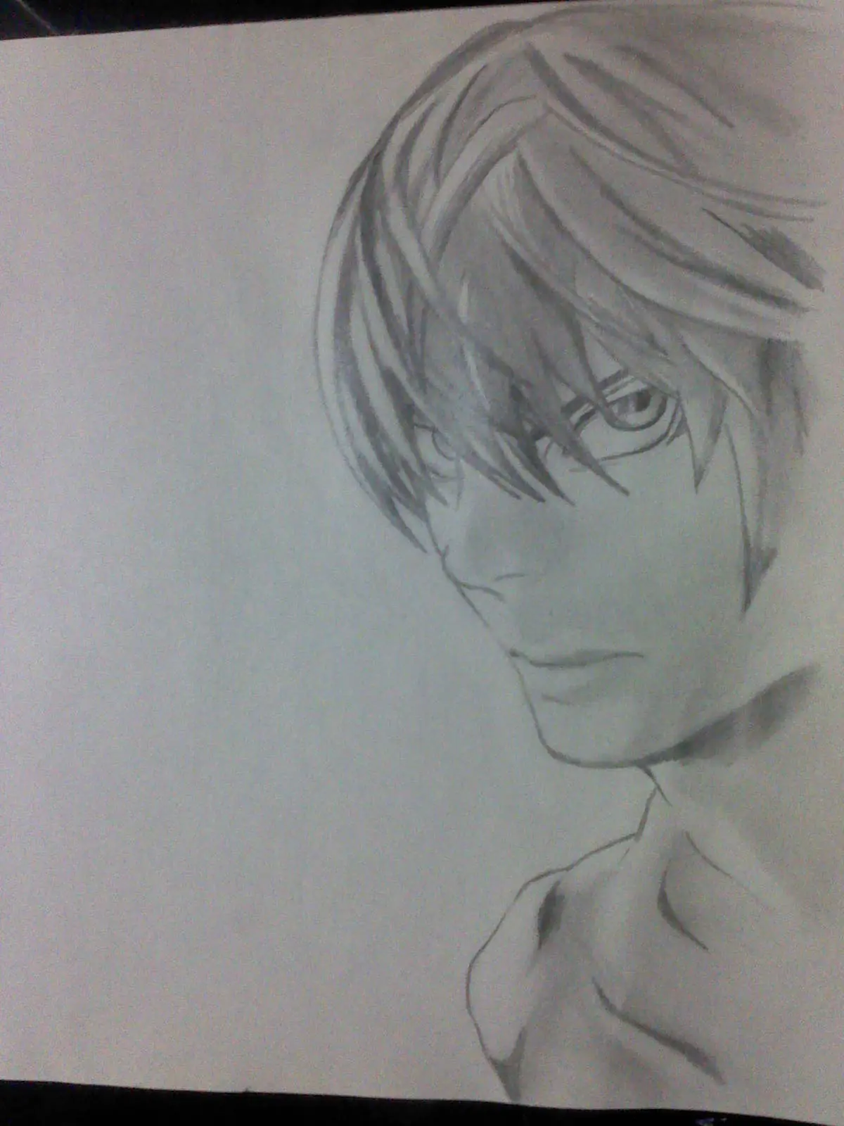 Dibujando a light yagami