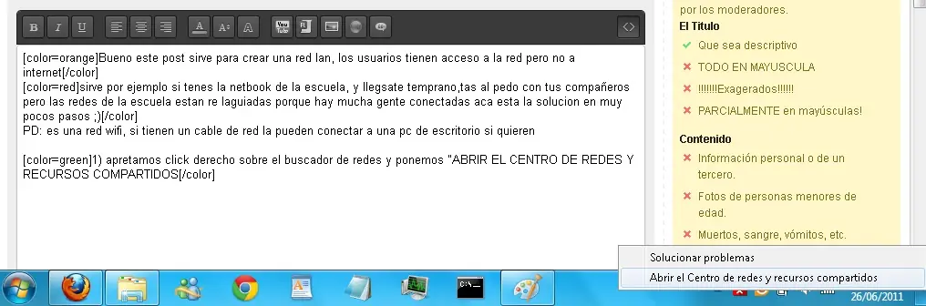 Como jugar lan sin internet con netbook/notebook