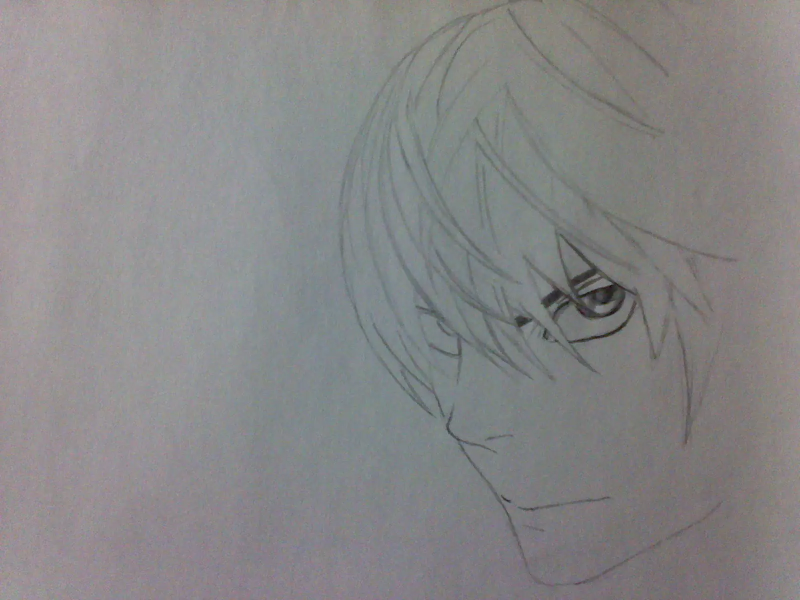Dibujando a light yagami