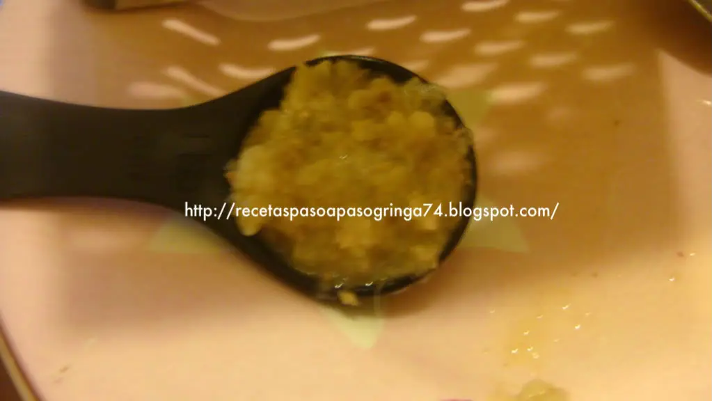 receta paso