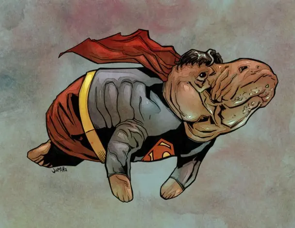 Manatíes superheroes