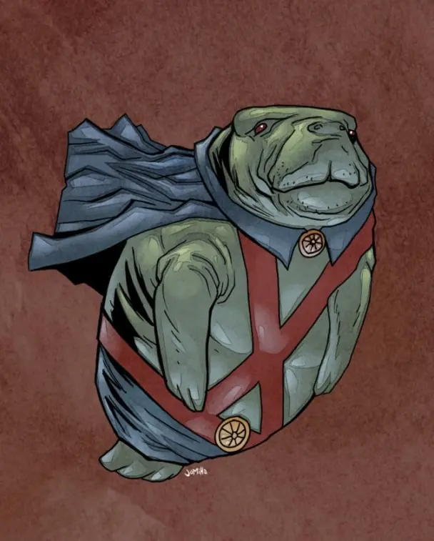 Manatíes superheroes