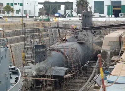 El submarino ARA San Juan hoy