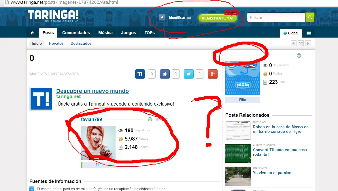 Alguien mas entro al post "asa"?