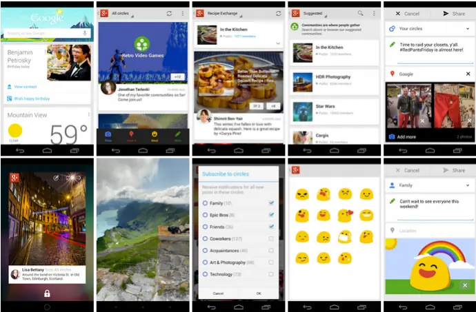 Google+ se actualiza con 18 nuevas funciones