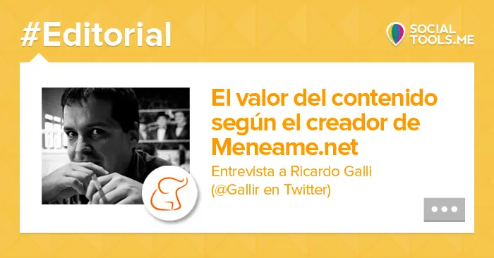 El valor del contenido según el creador de Meneame.net