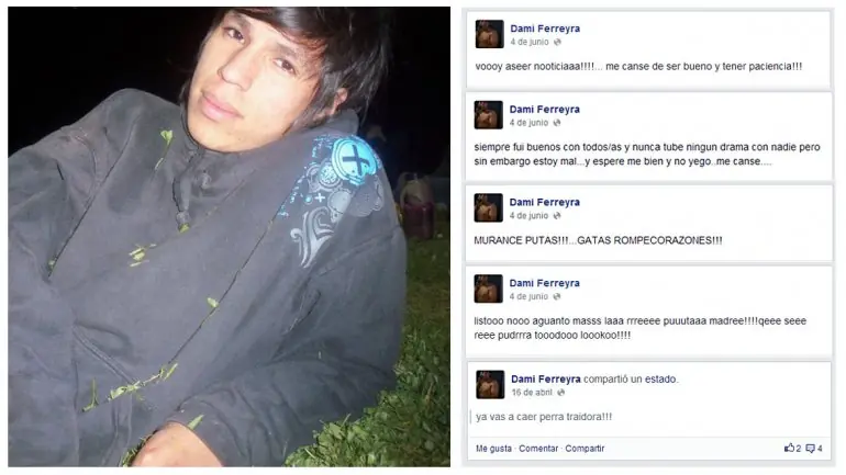 Horror en Río Negro: escribió en Face. que iba "a ser