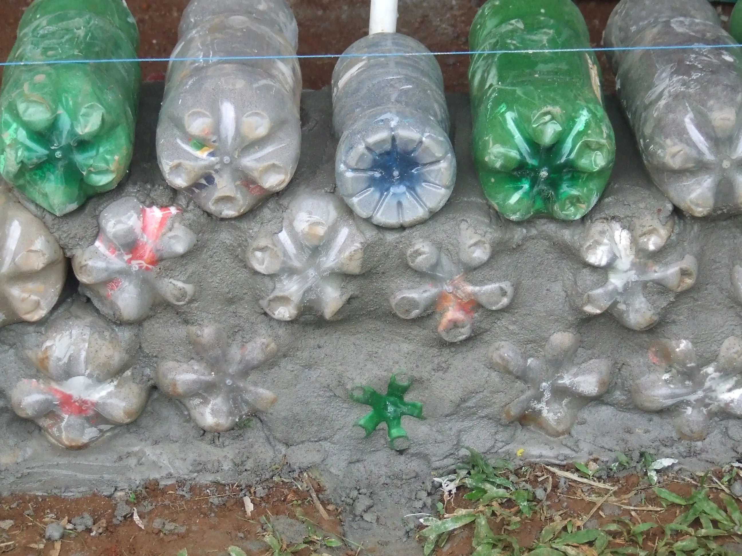 botellas de vidrio