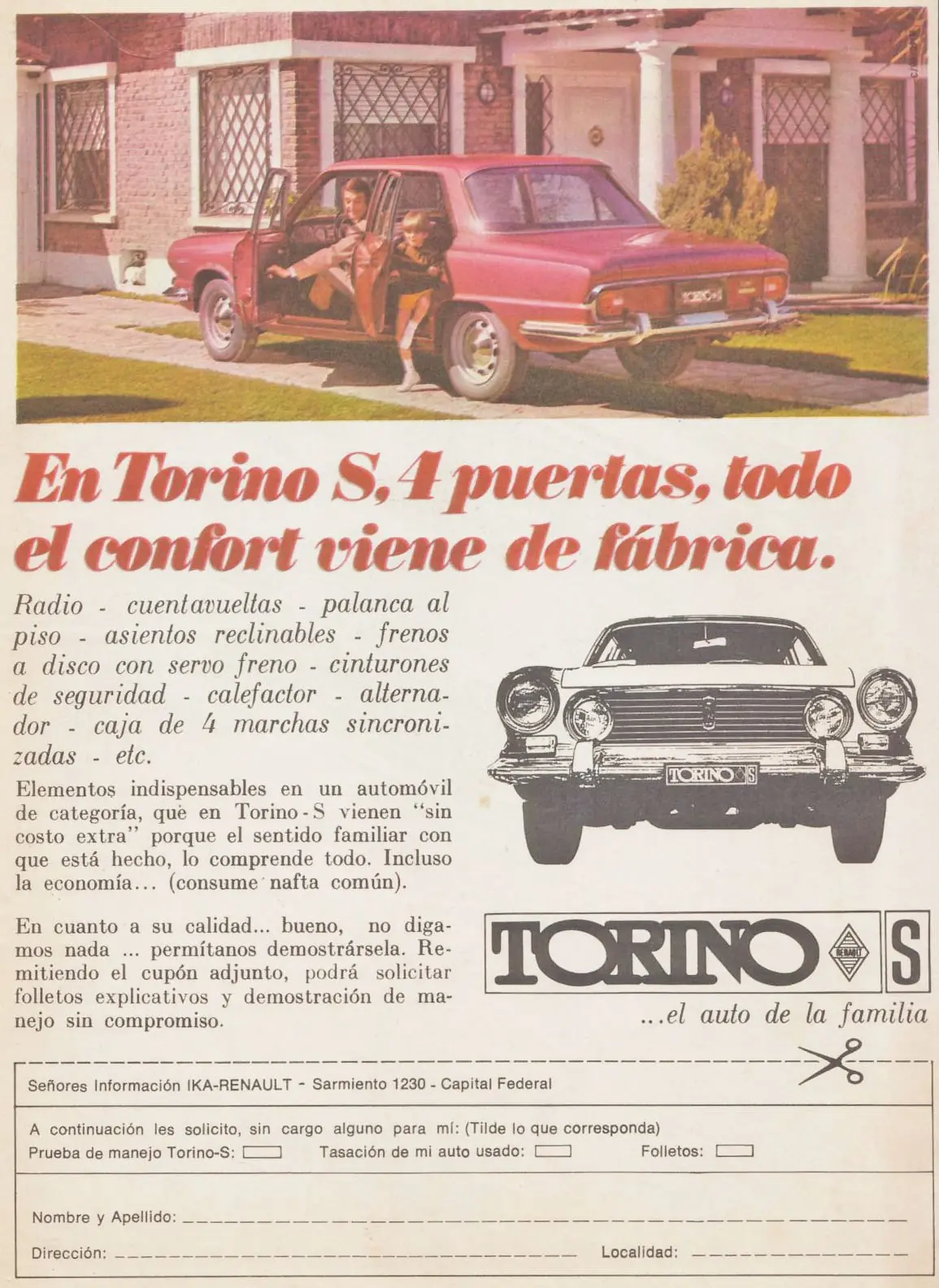El Torino de cuatro puertas