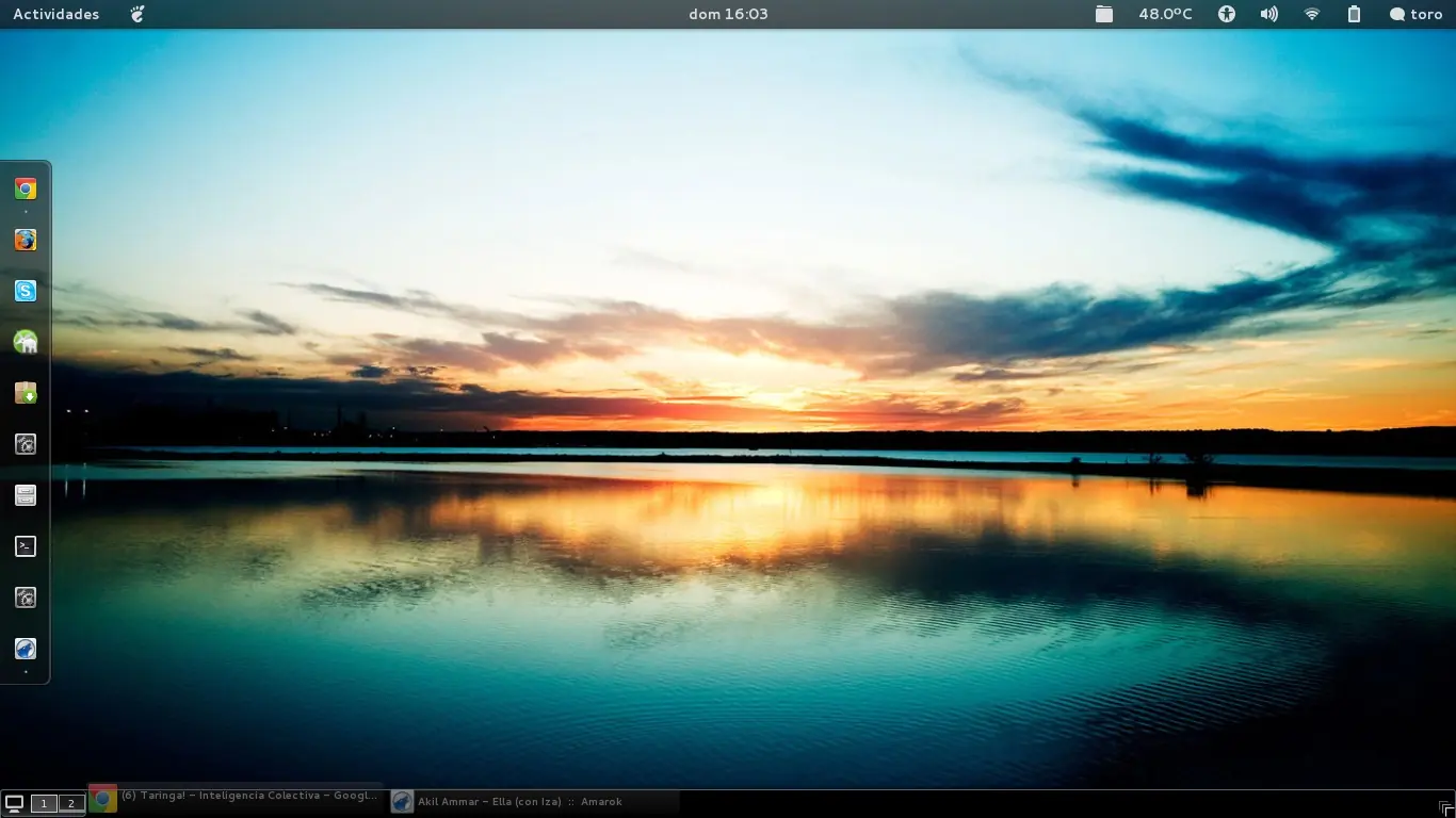 Gnome shell por que no?