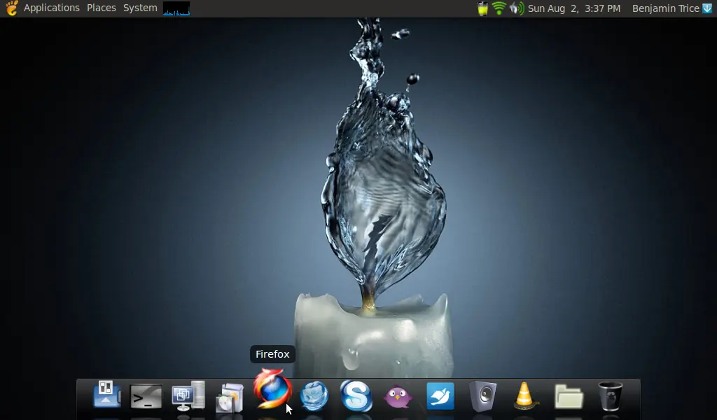 Avant Window Navigator con el Tema Lucido (AWN). Dock Ubuntu