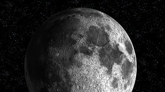 La luna; mitad terrestre, mitad extraterrestre