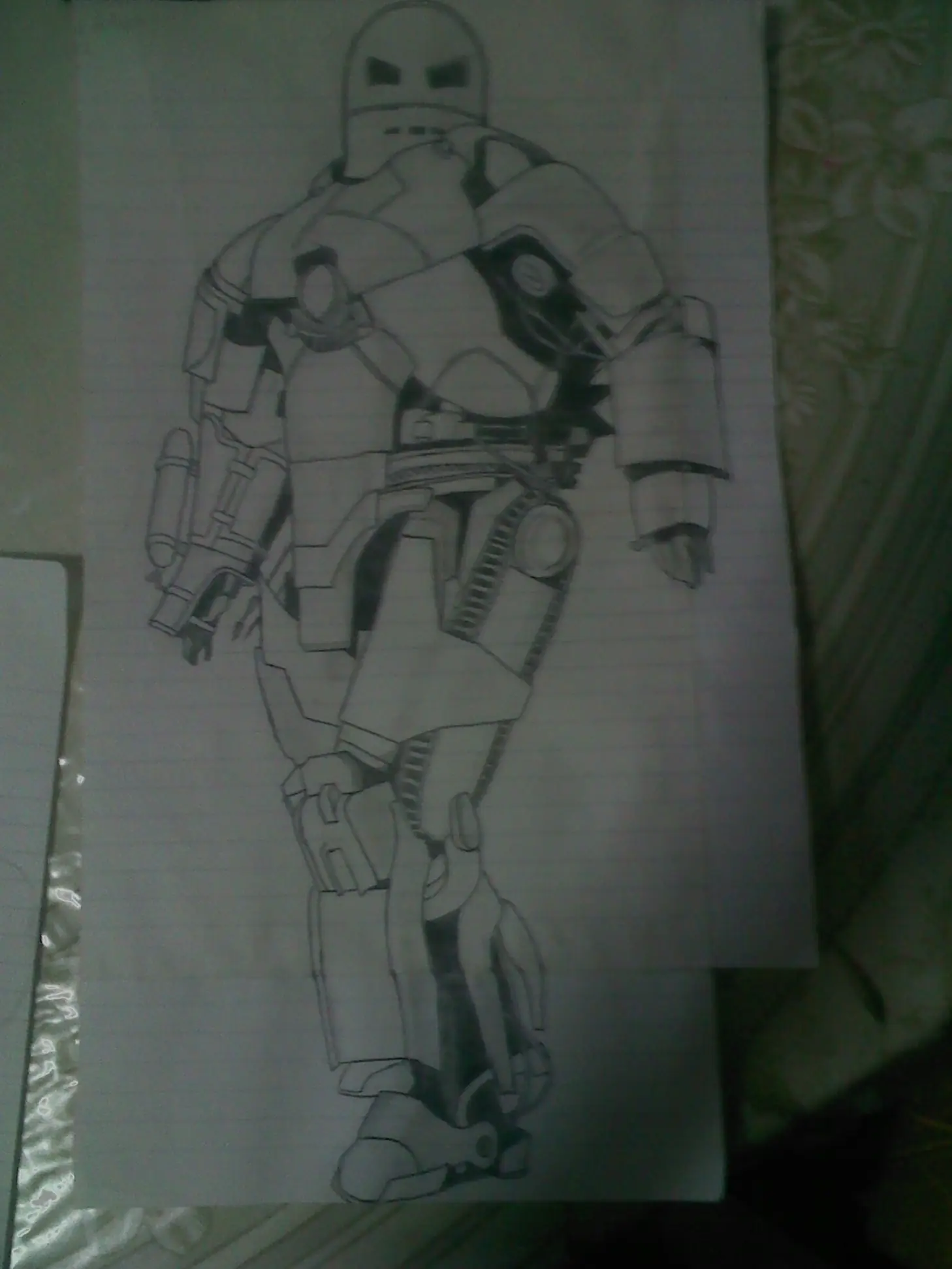 Iron Man MRK1 (dibujo propio)