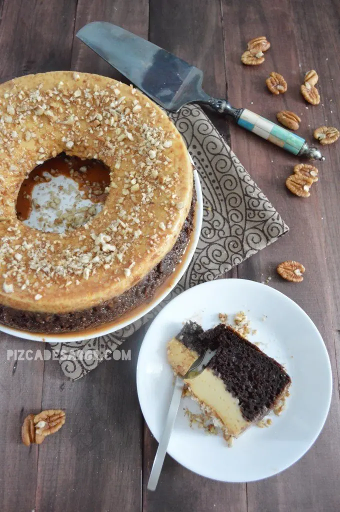 Chocoflan, pastel imposible o pastel diplomatico